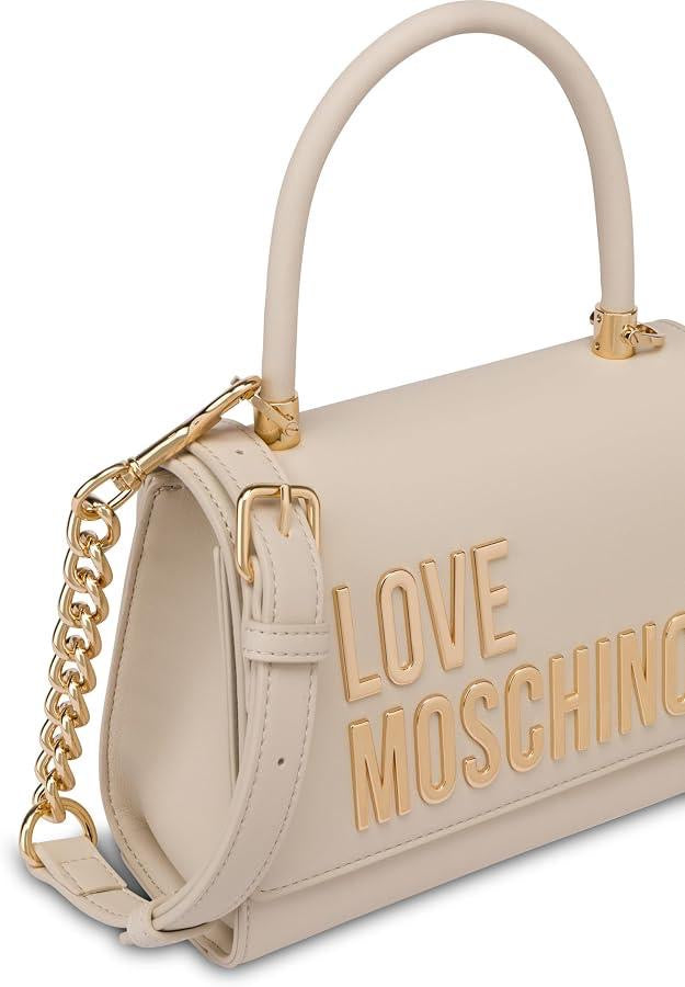 Borsa Donna a Mano Small LOVE M. linea Bold Bag colore Nero e Nikel
