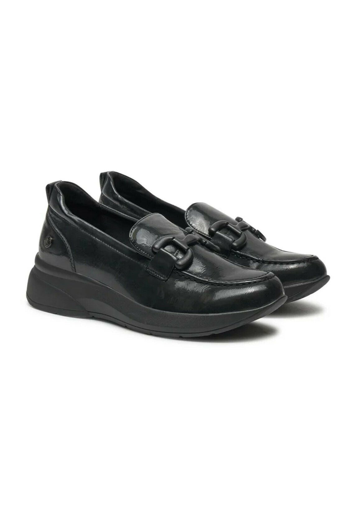 Mocassino XTI con fondo gomma e fibbia decorativa 143426