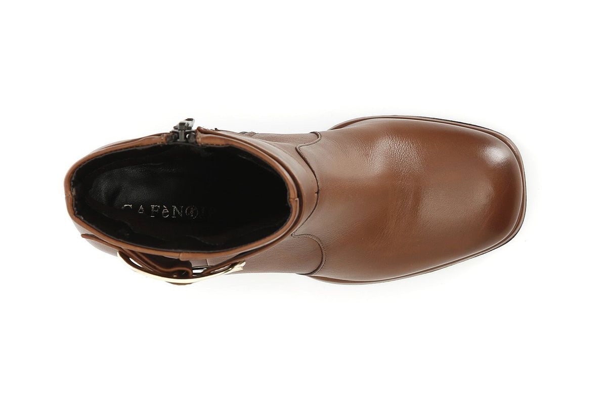 Cafènoir LF1003 Tronchetti donna in pelle con fibbia
