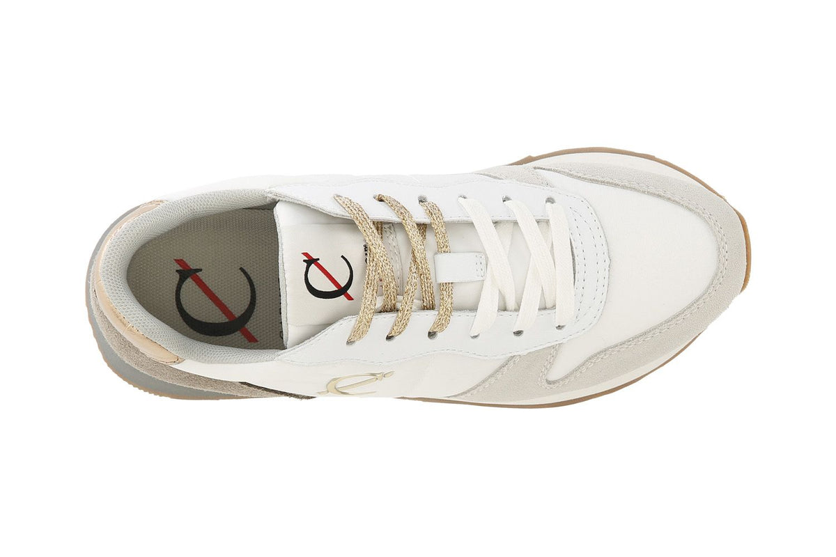 Sneakers da donna in pelle scamosciata e tessuto DB6001