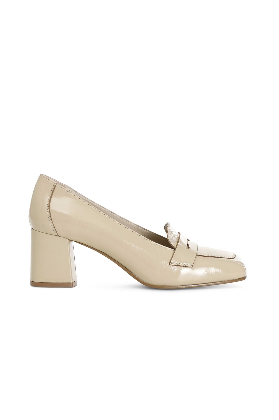 Mocassini Cafènoir in pelle verniciata beige XV1106