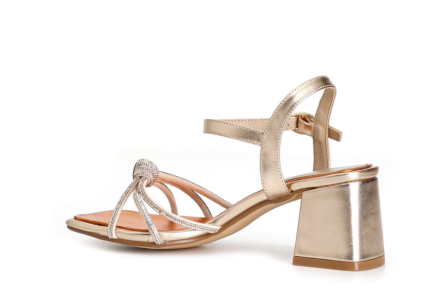 Sandali Cafènoir in vera pelle rosa gold LF9005
