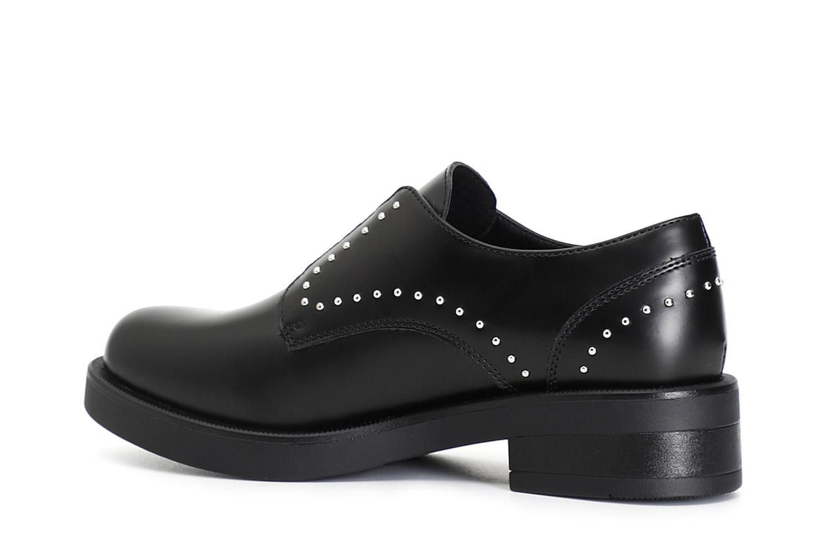 Cafènoir EA9004 Derby in similpelle spazzolata con elastico