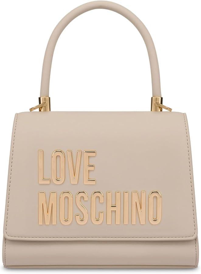 Borsa Donna a Mano Small LOVE M. linea Bold Bag colore Nero e Nikel