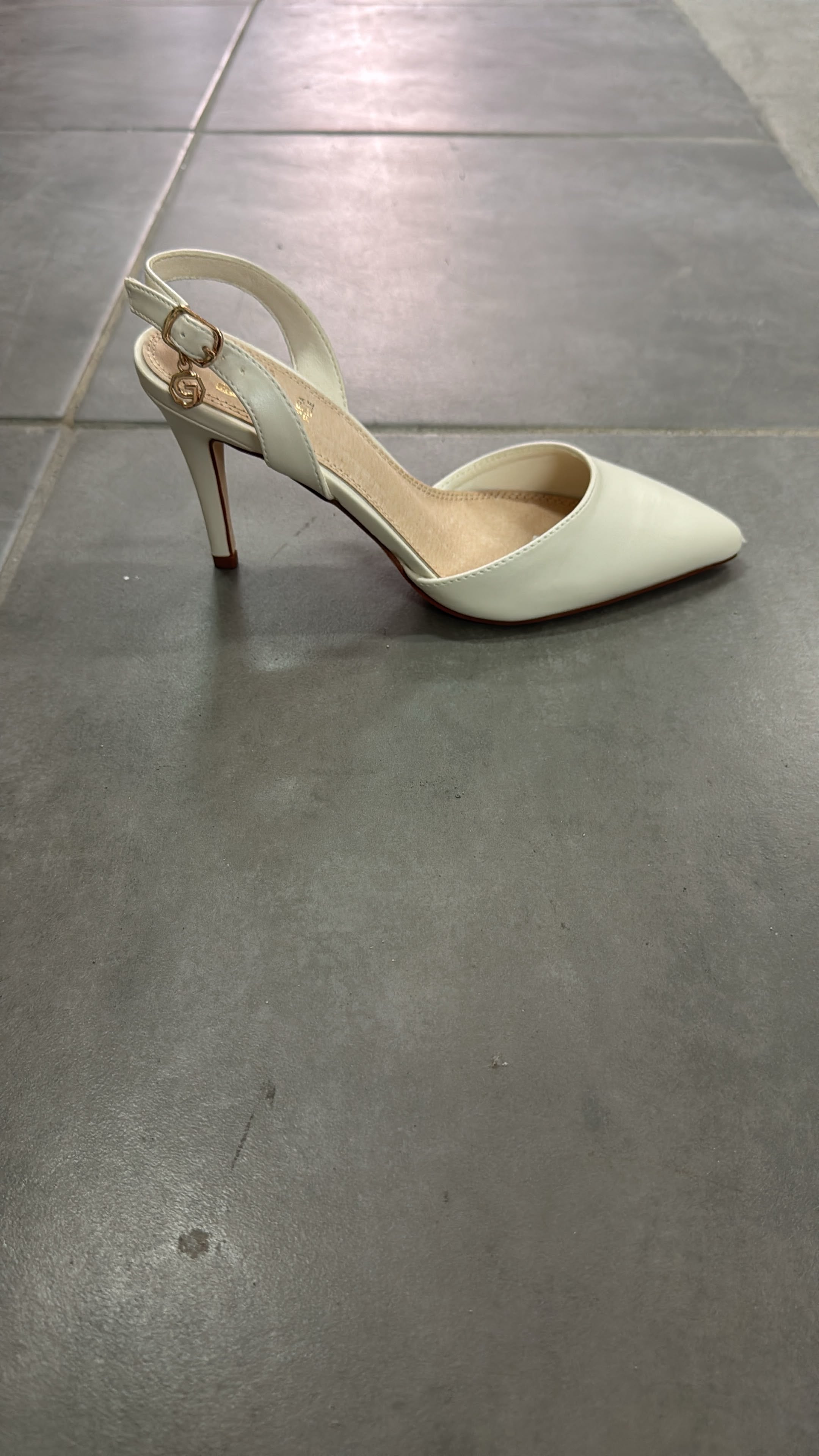Slingback Gold&Gold