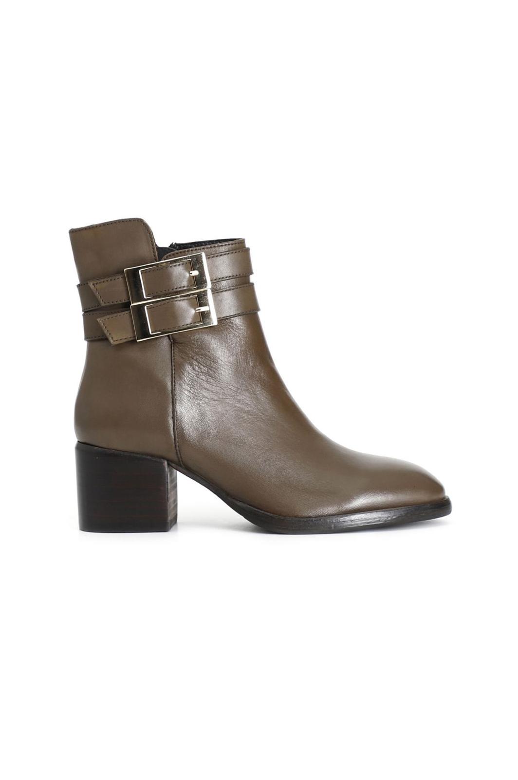 Tronchetto Cafènoir da donna in pelle con fibbie taupe GA4333