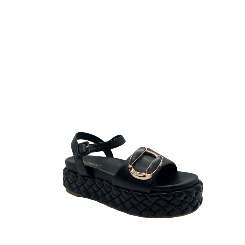 Sandali Cafènoir con fondo a treccia e accessorio HH9112