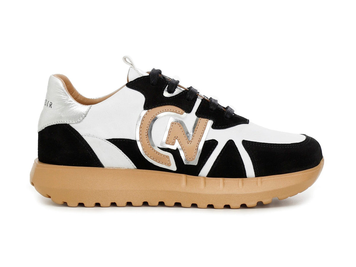 CafèNoir sneakers lacci in pelle e camoscio DH1020