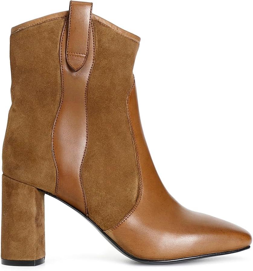 Tronchetto donna CafèNoir in pelle bimateriale LB4402