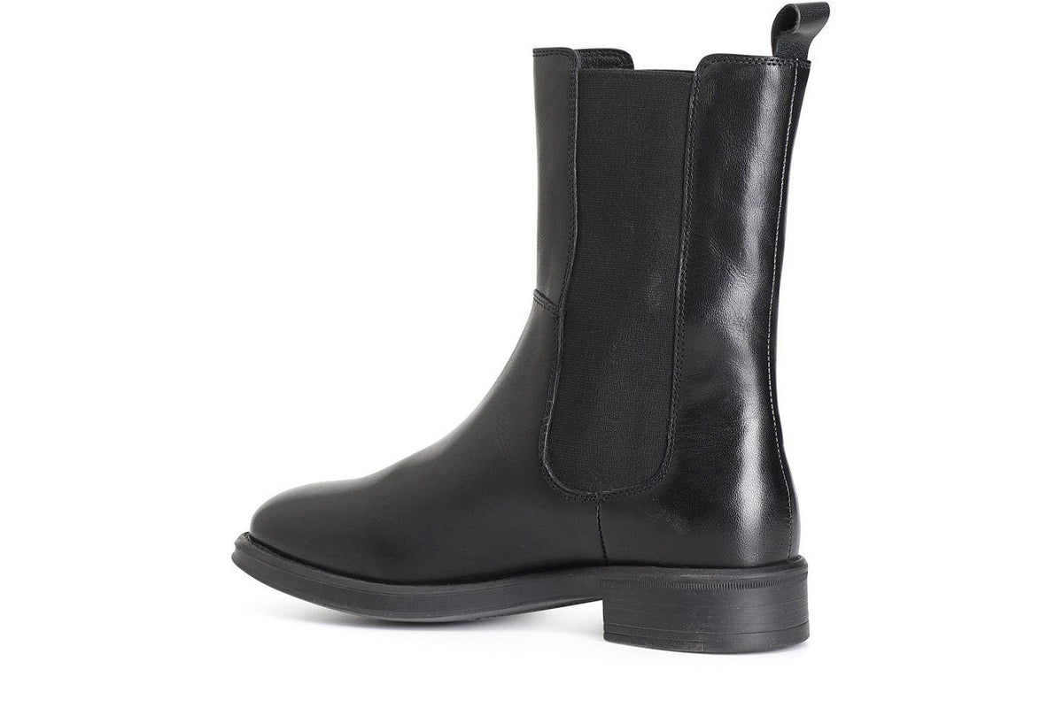 stivaletto donna Cafènoir in pelle con elastici XR1036