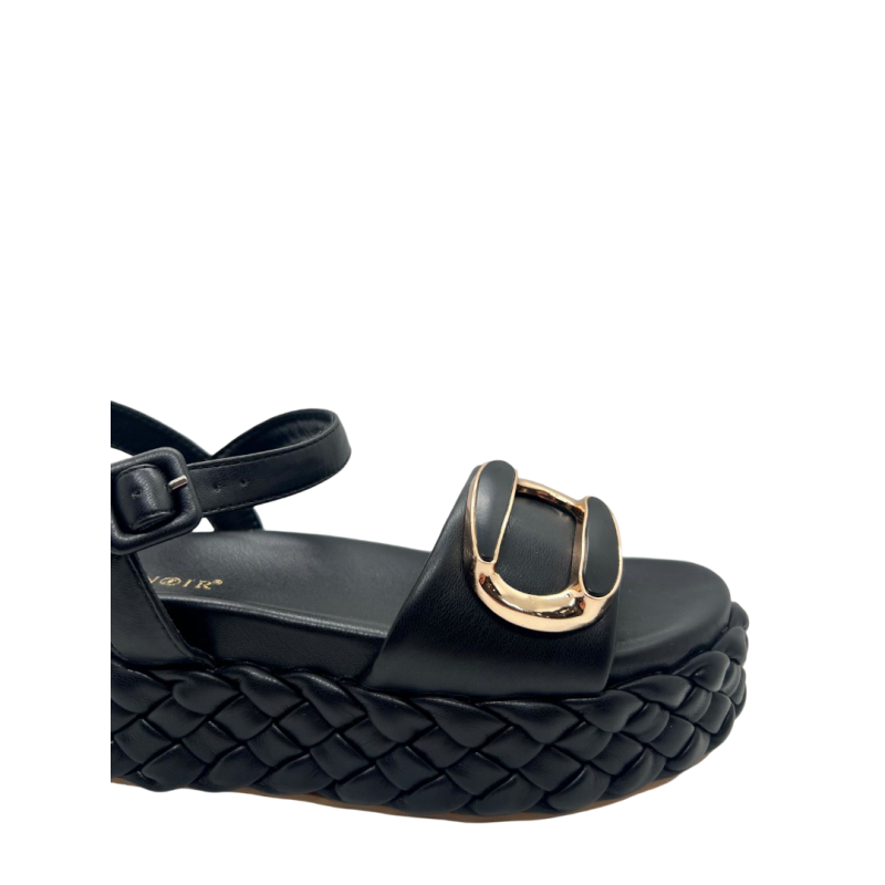 Sandali Cafènoir con fondo a treccia e accessorio HH9112