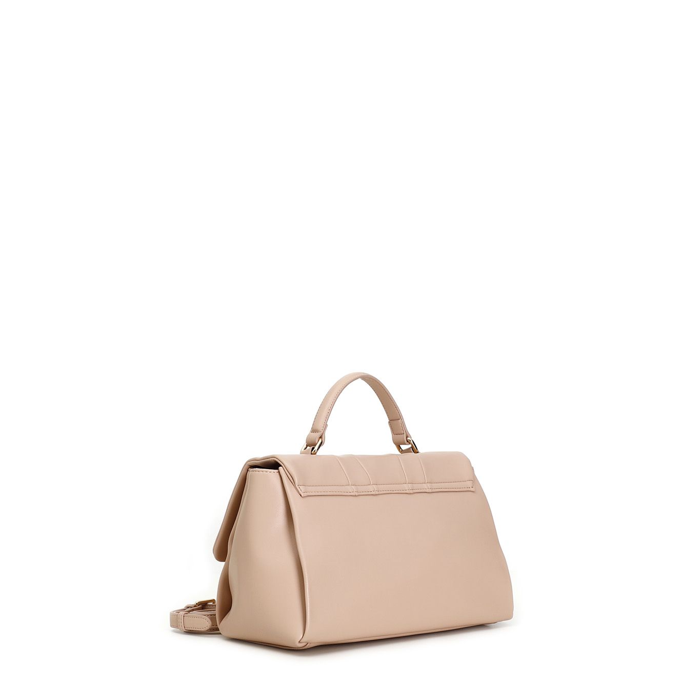 Borsa Cafènoir con fascia porta lettere personalizzate smaltate in tono cipria ZD0402