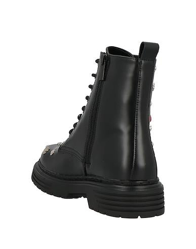 Tronchetto Cafènoir da donna allacciato borchie fantasia nero FA9023