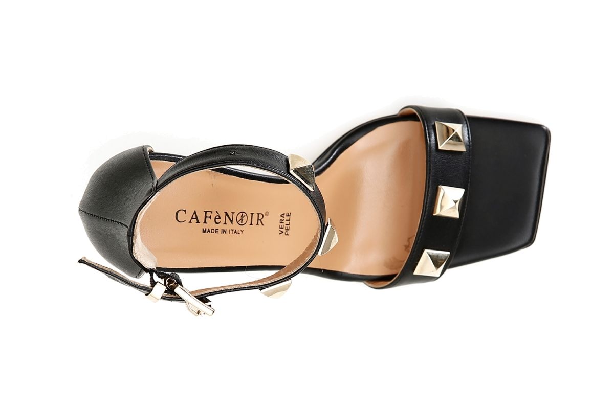 Cafènoir NC9140 Sandali con punta squadrata e borchie