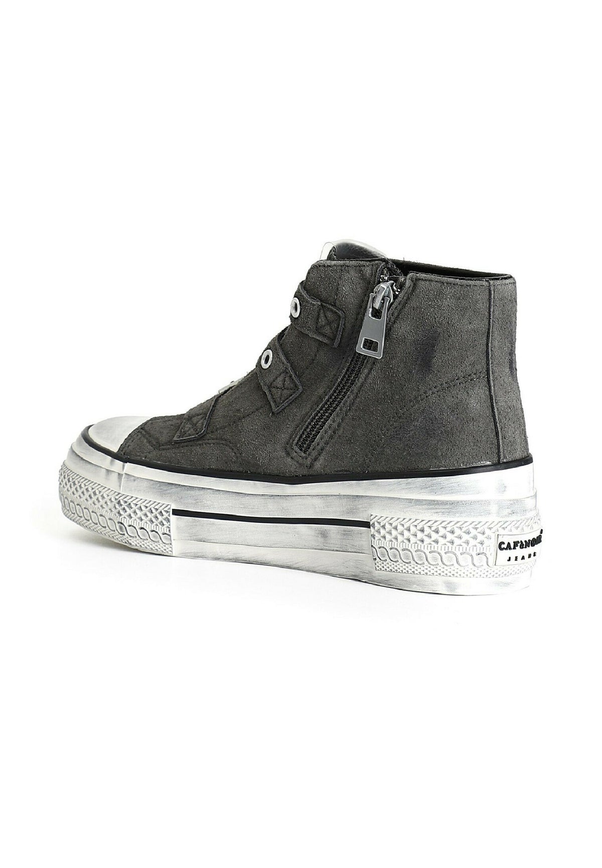 Sneakers Mid da donna CafèNoir con 3 fibbie DM9002