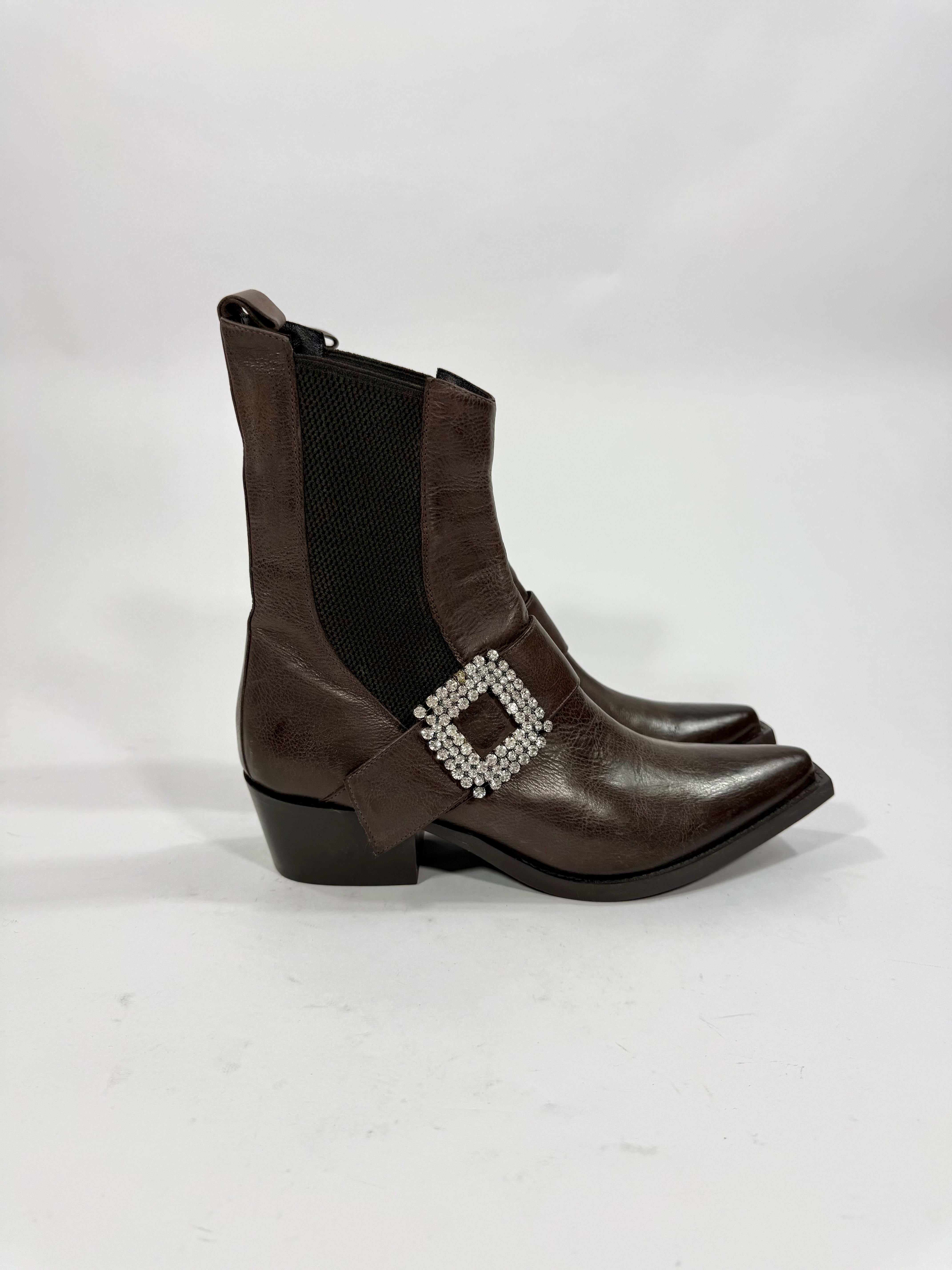 Kenneth Cole donna vera pelle con fibbia gioiello