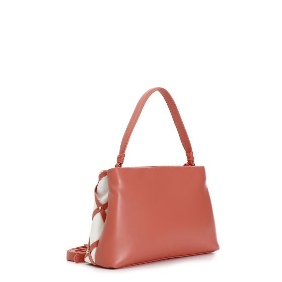 Borsa Cafènoir con intreccio e borchiette WD0609