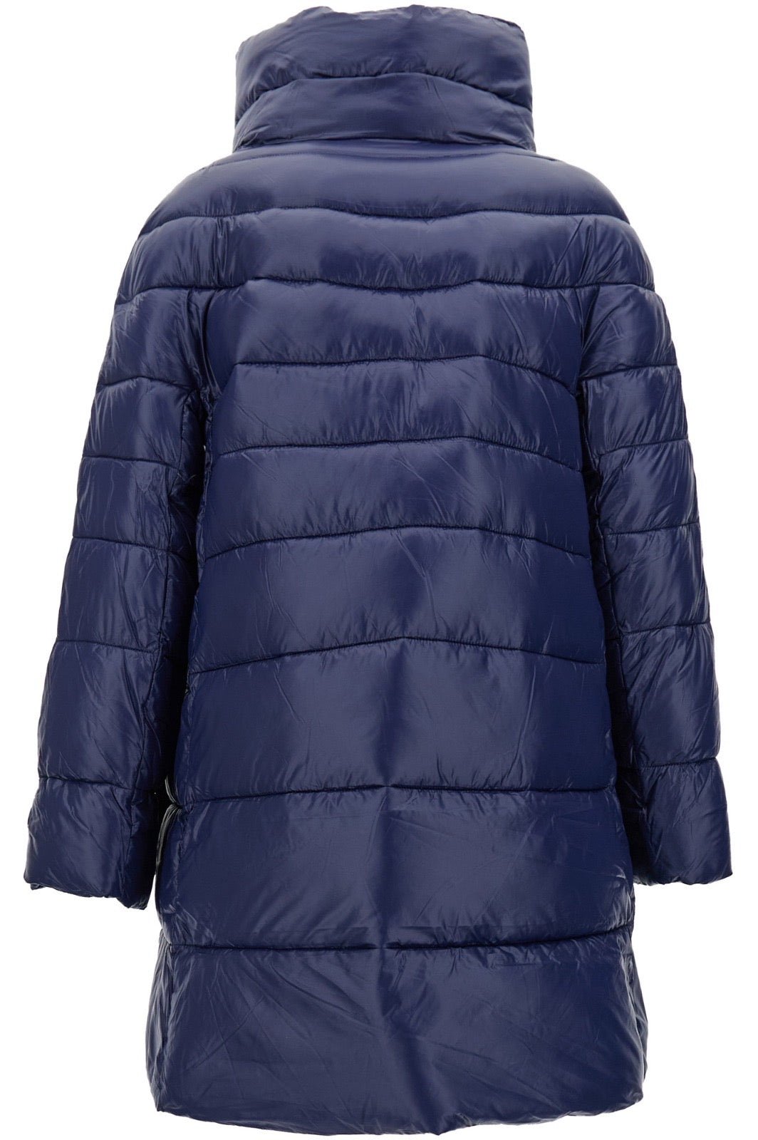 Piumino dalla linea svasata navy JN0084
