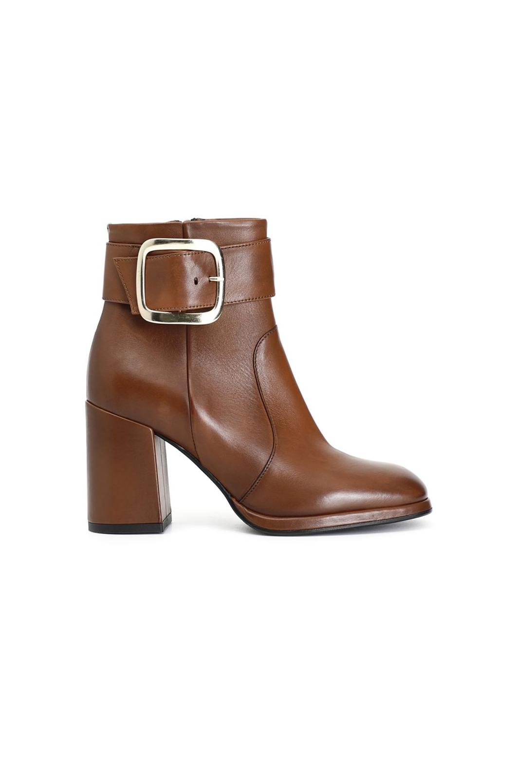 Cafènoir LF1003 Tronchetti donna in pelle con fibbia