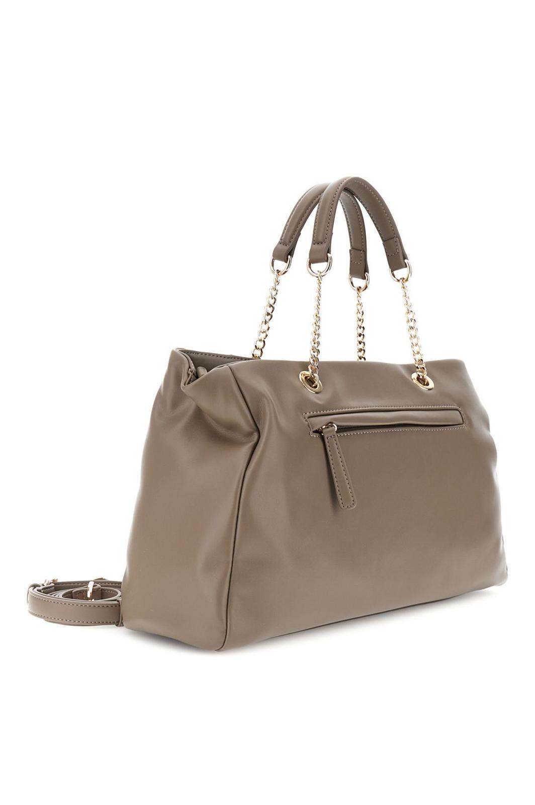 Borsa Shopping con plissettatura di CafèNoir e manici con catena WD0908