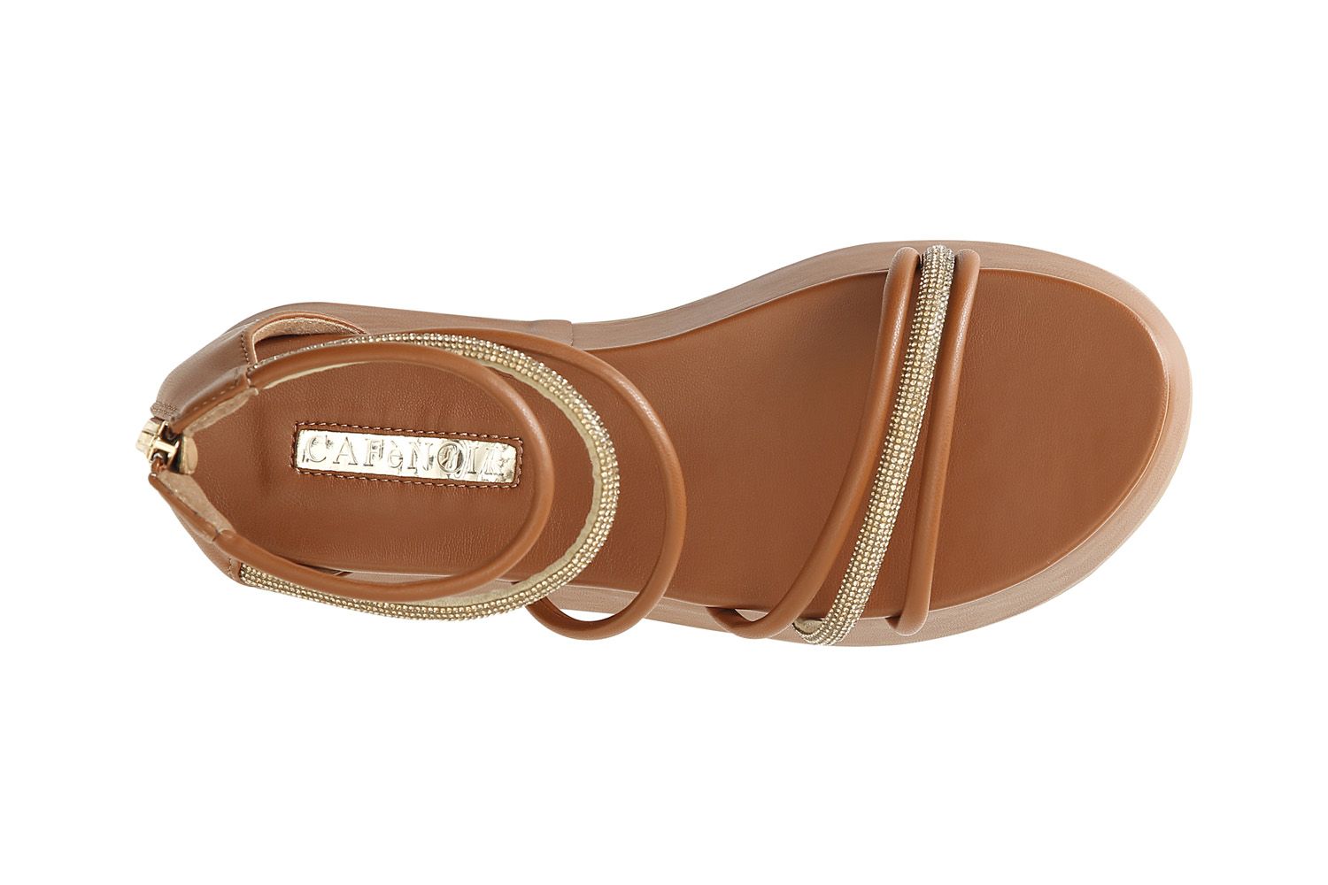 Sandali Cafènoir asimmetrico con mignons XA5563