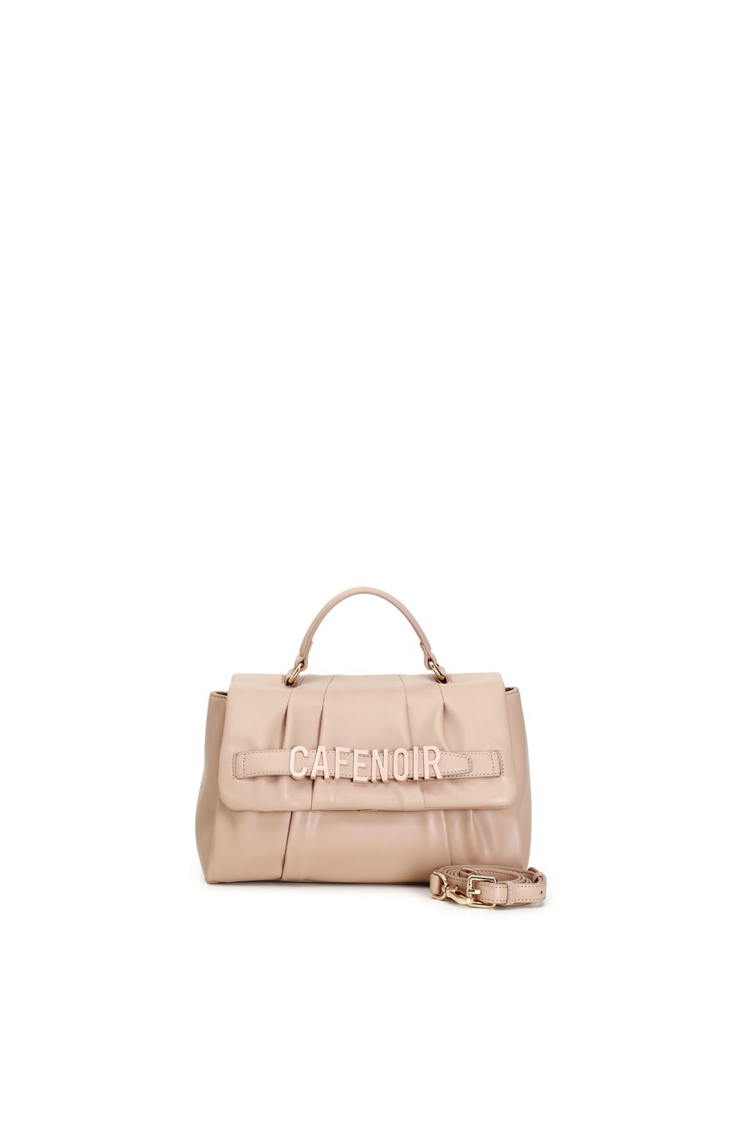 Borsa Cafènoir Cartella con fascia porta lettere personalizzate smaltate in tono cipria ZD0402