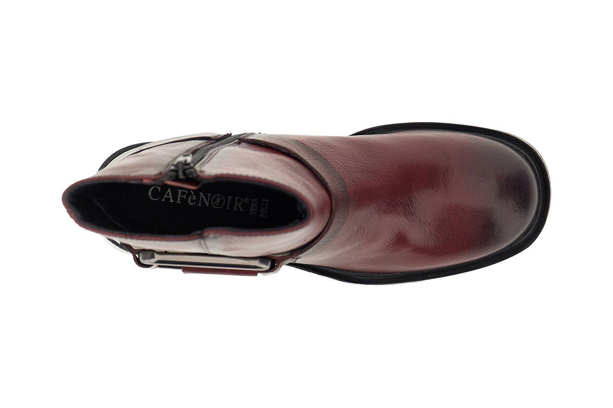 Tronchetti CafeNoir in pelle con accessorio HA1006