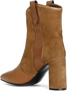 Tronchetto donna CafèNoir in pelle bimateriale LB4402