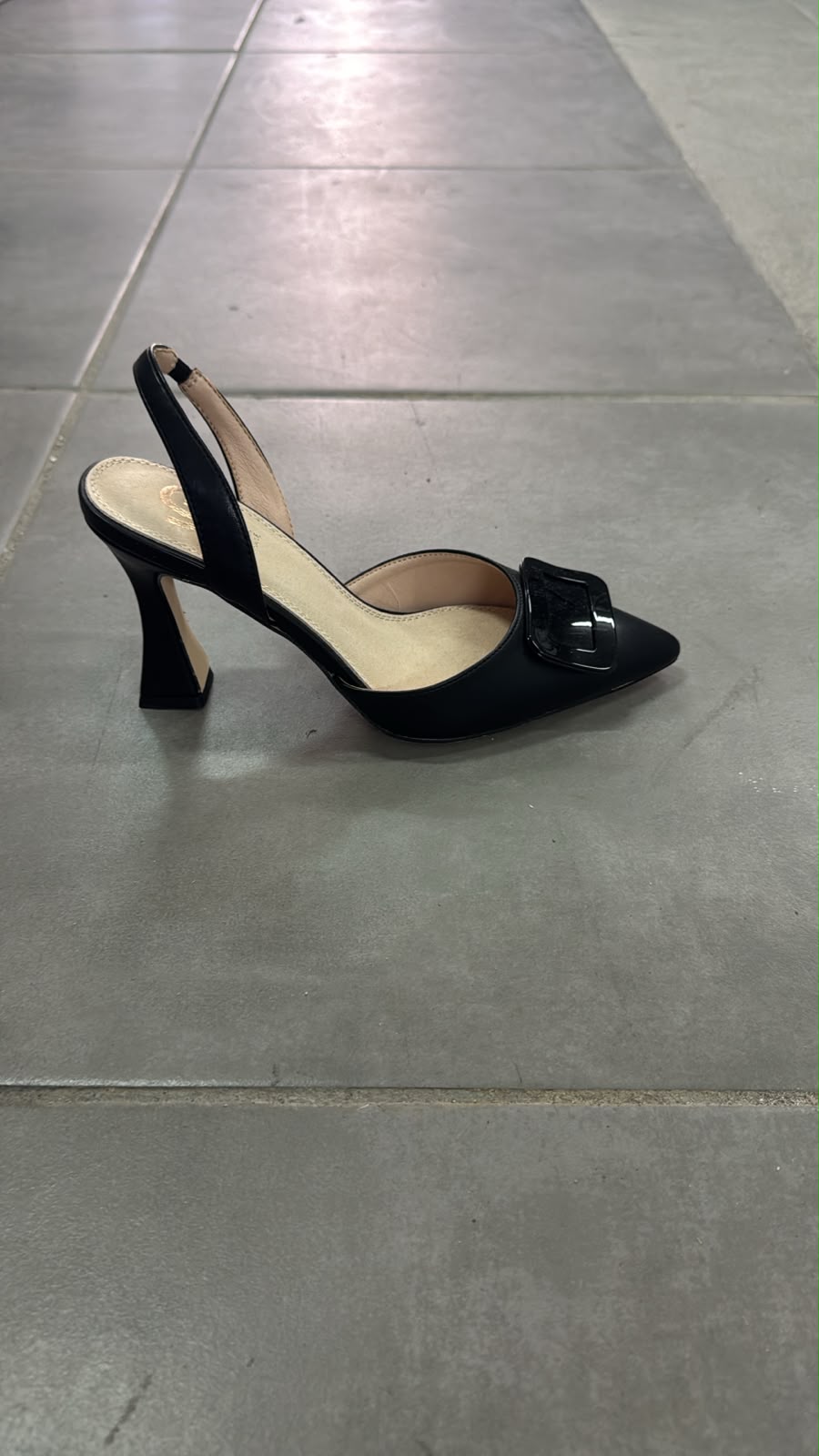 Slingback Gold&Gold tacco 8,5