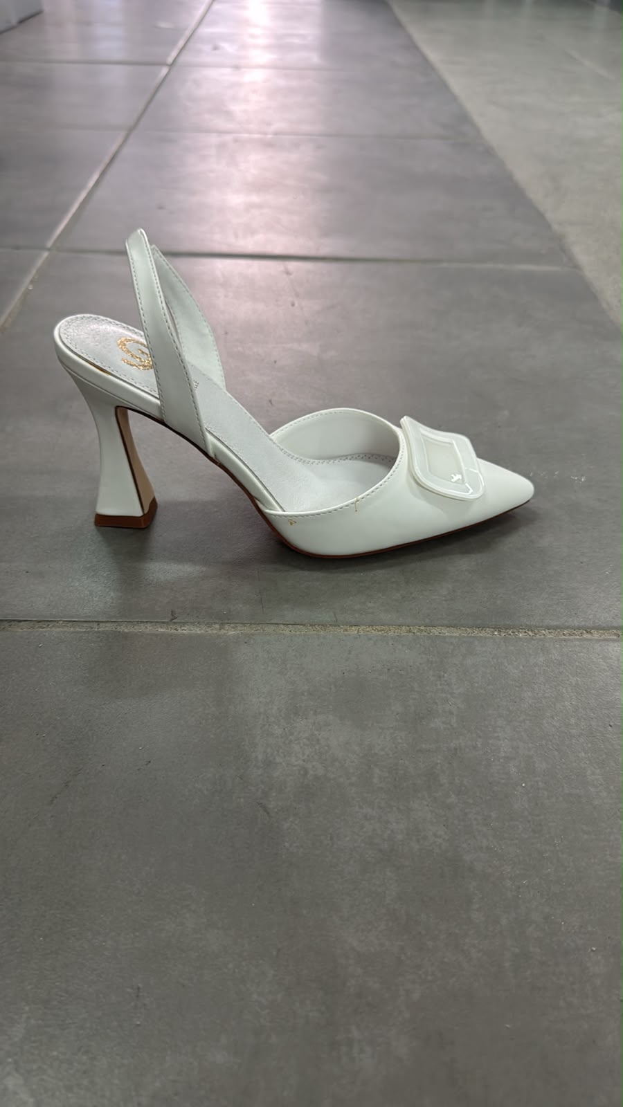 Slingback Gold&Gold tacco 8,5