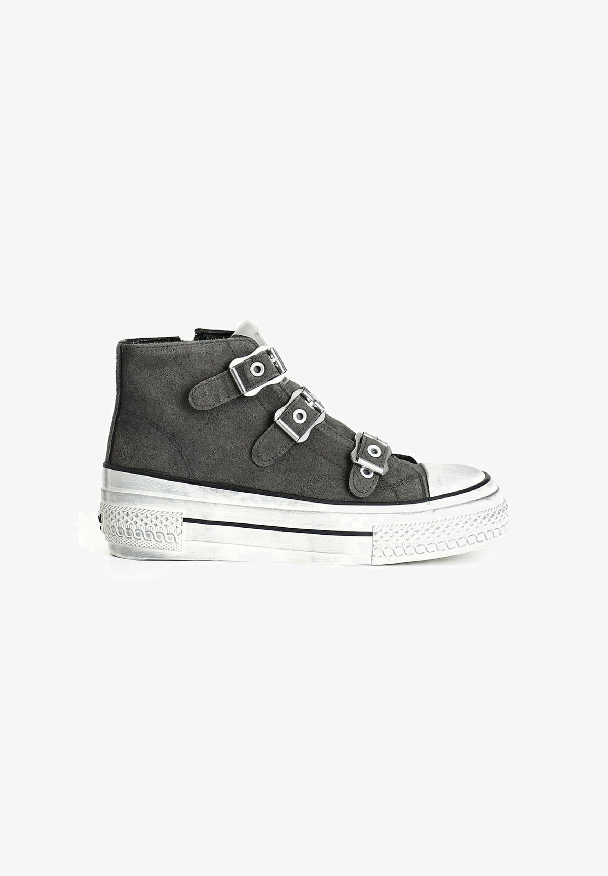 Sneakers Mid da donna CafèNoir con 3 fibbie DM9002