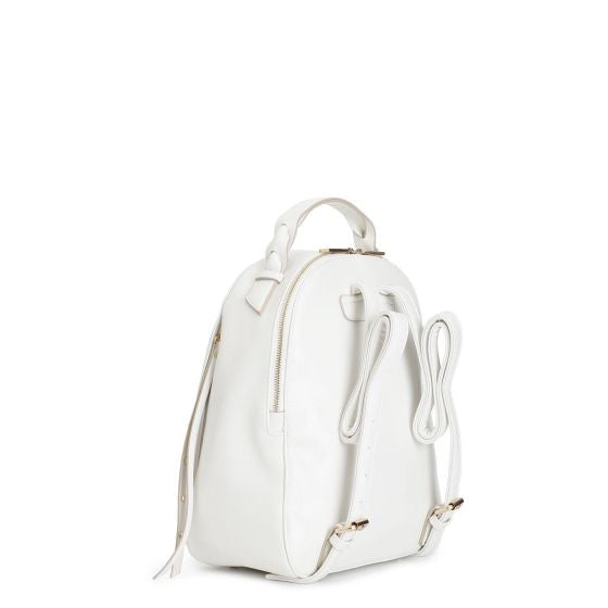 Zaino donna CafèNoir con tasche laterali e manico intrecciati WA0802