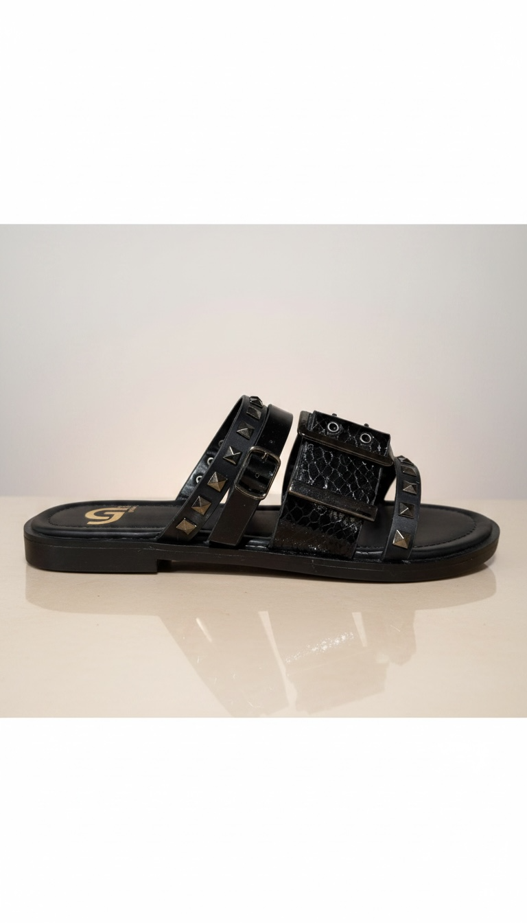 Ciabatte Gold&Gold con fibbie GJ616