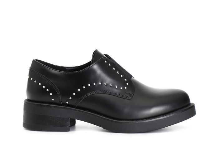 Cafènoir EA9004 Derby in similpelle spazzolata con elastico