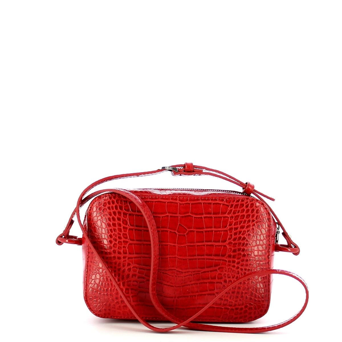 Borsa Liu•Jo stampa coccodrillo rosso