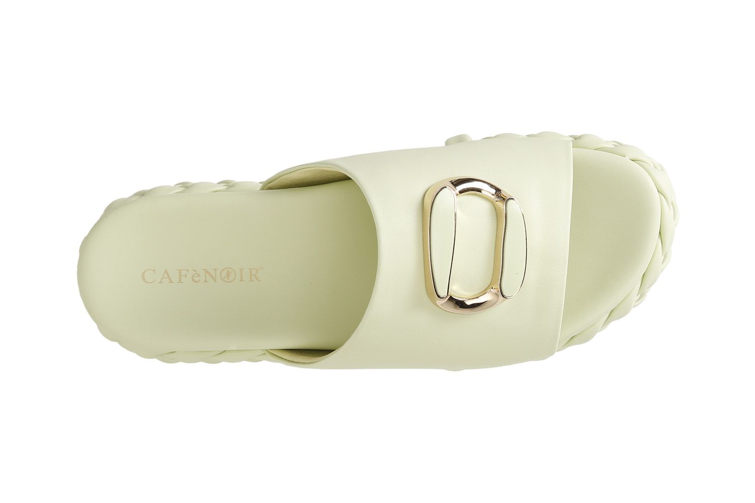 Ciabatta CafèNoir con fondo a treccia e accessorio HH9111