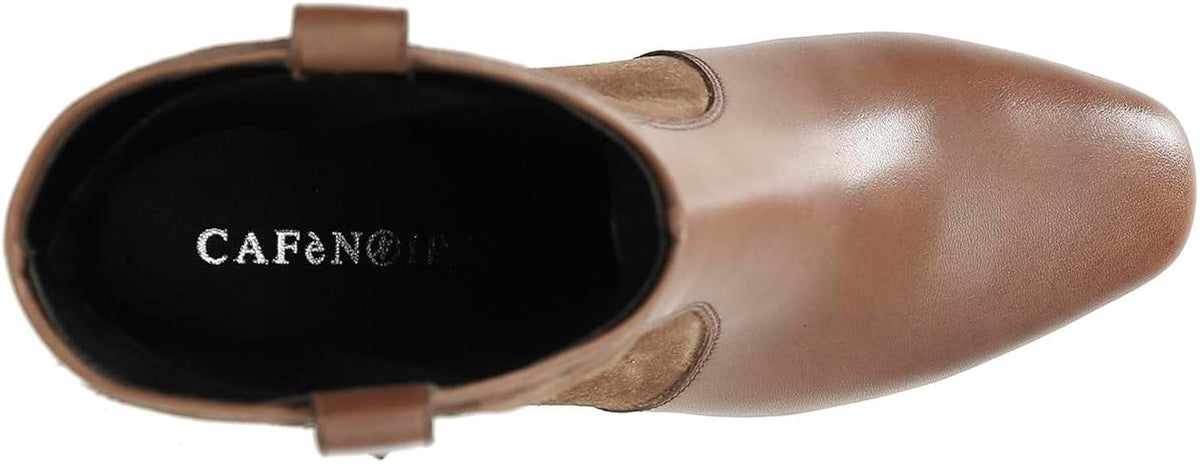 Tronchetto donna CafèNoir in pelle bimateriale LB4402