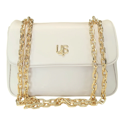 BORSA A TRACOLLA CON PATTA BEIGE 4US CESARE PACIOTTI 4US