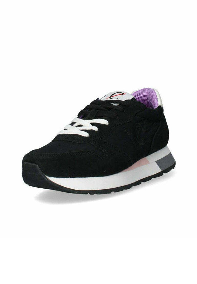 Sneakers donna CafèNoir in pelle scamosciata e tessuto DB6000