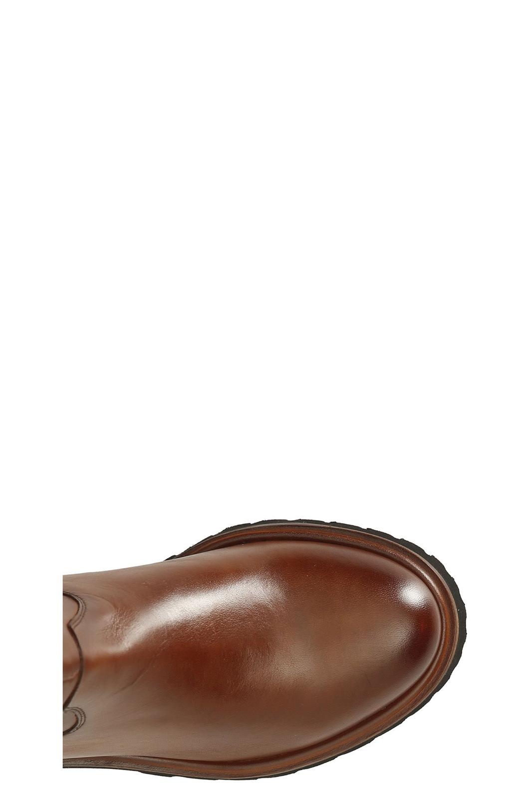 Stivale donna in pelle tabacco HA1002