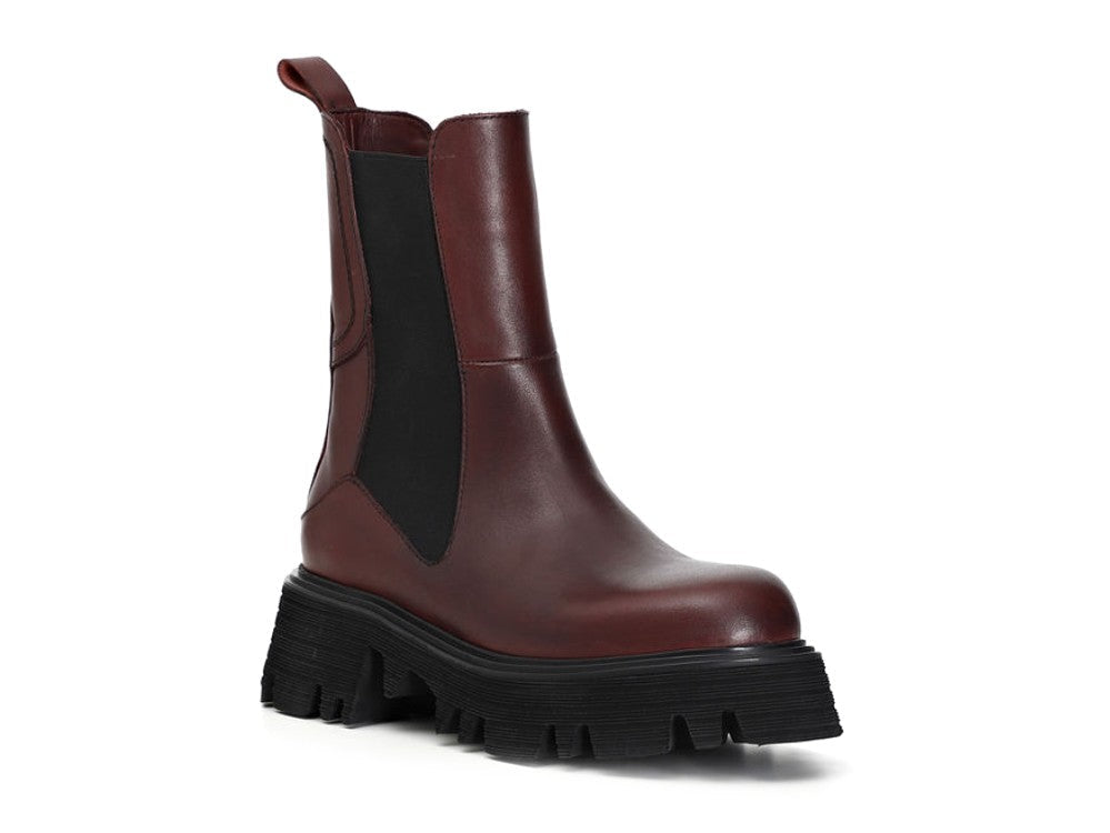 CafèNoir stivaletto carrarmato chelsea in pelle FC1311