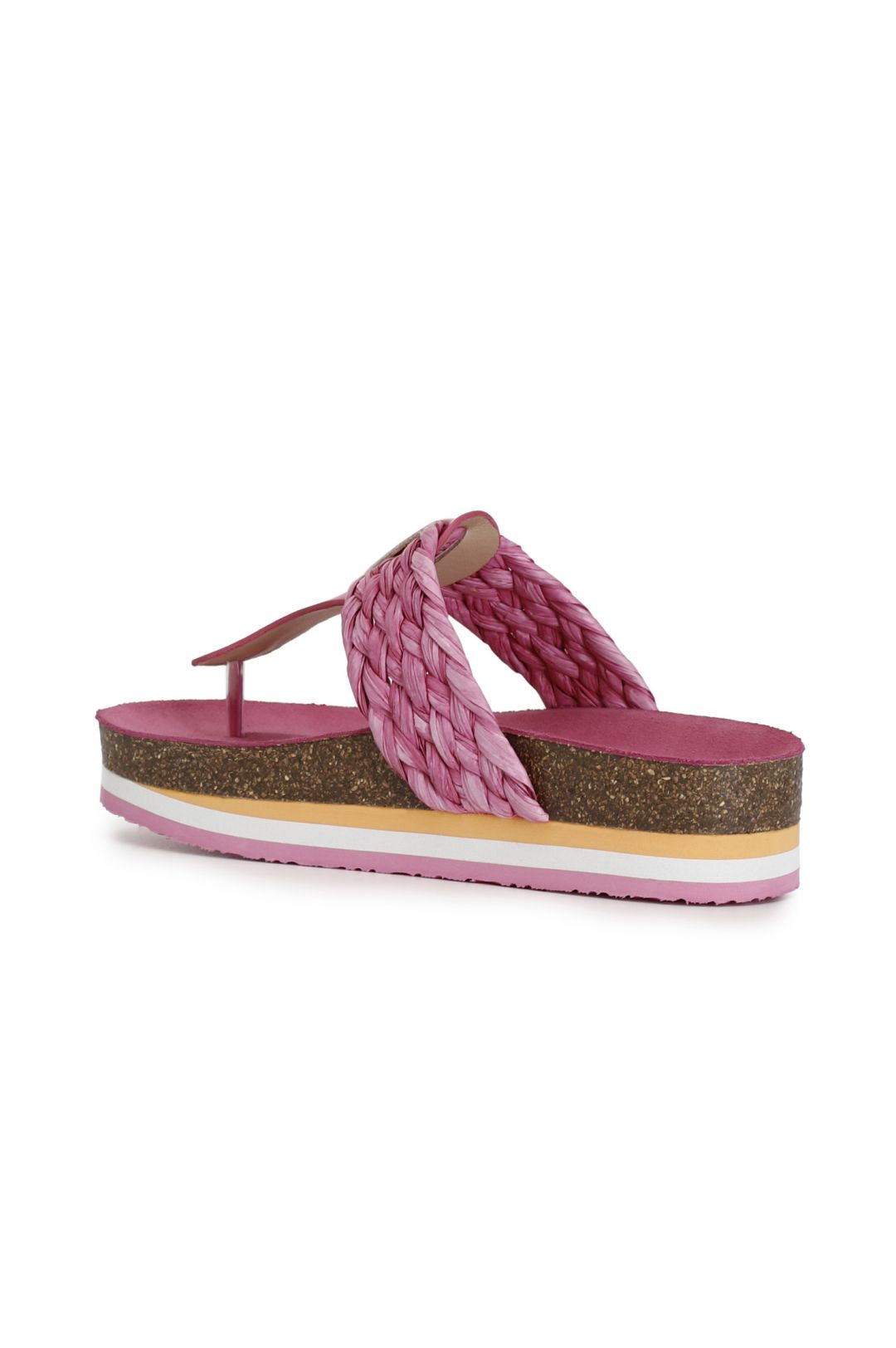 Cafènoir HL9001 Infradito in raffia intrecciata