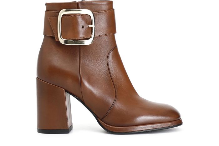 Cafènoir LF1003 Tronchetti donna in pelle con fibbia