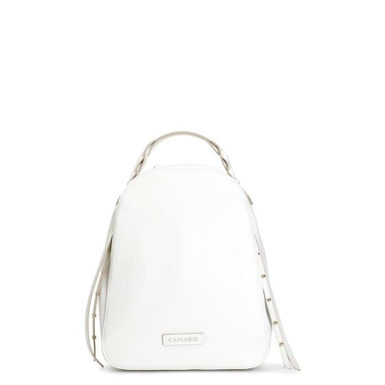 Zaino donna CafèNoir con tasche laterali e manico intrecciati WA0802