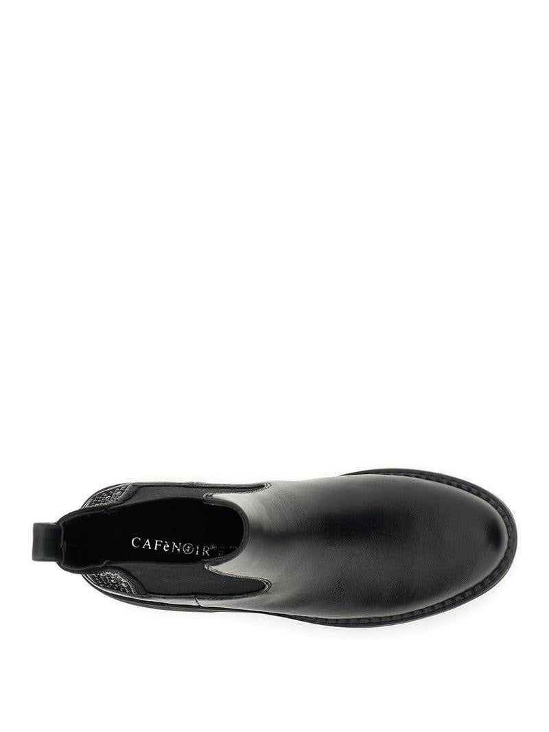 Tronchetti donna con Strass di CafèNoir in similpelle con borchie ed elastico EA9212