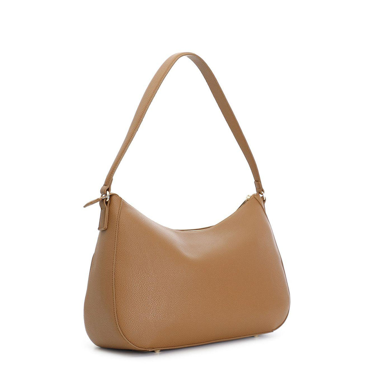 Borsa Cafènoir Hobo in materiale granoso ed effetto suede sul quadrante davanti, dettaglio nodi WF0712