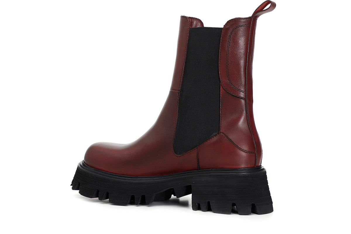 CafèNoir stivaletto carrarmato chelsea in pelle FC1311