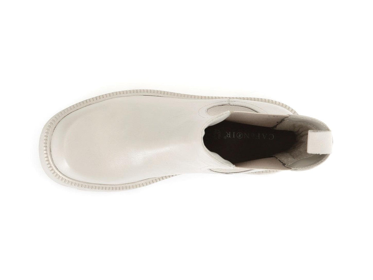 Tronchetto Cafènoir in pelle con elastico off white FD1302