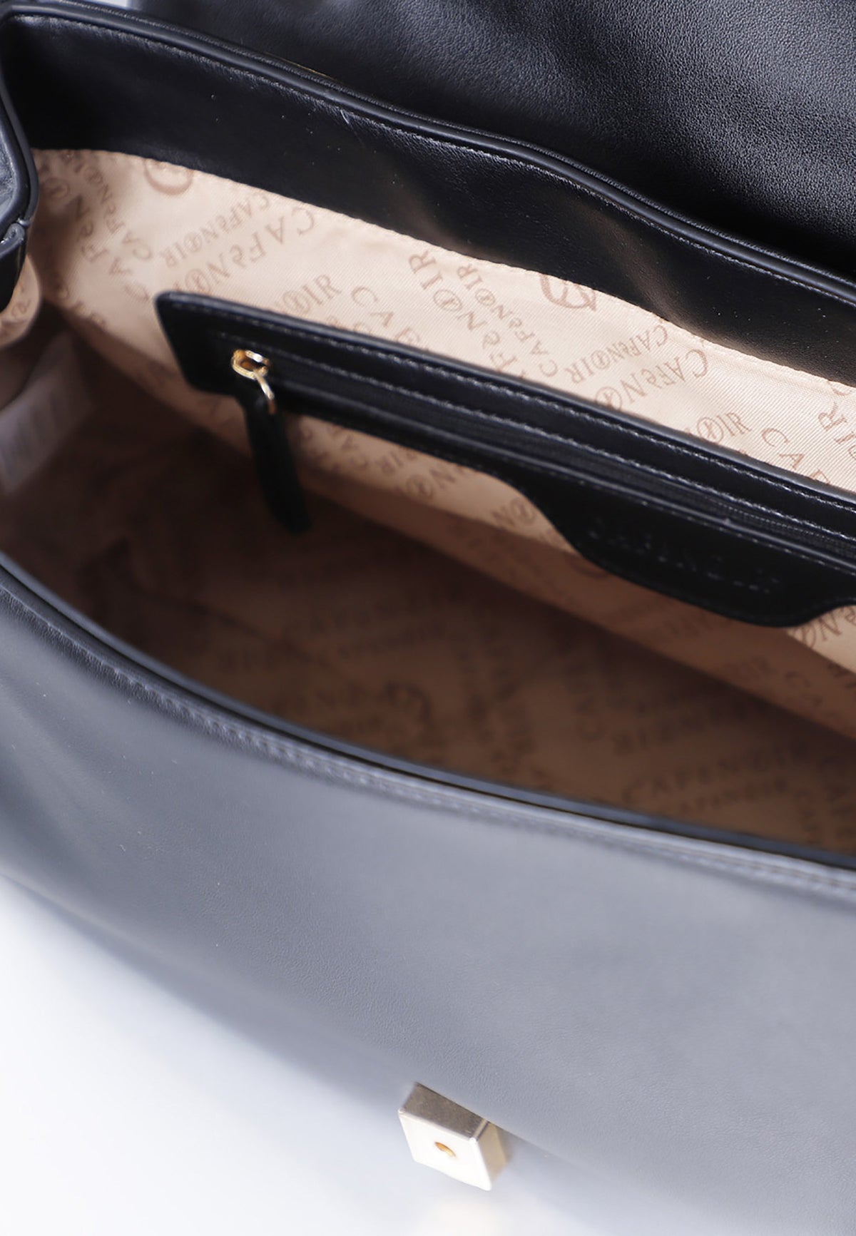 Borsa Cafènoir con patta plissettata WD0909