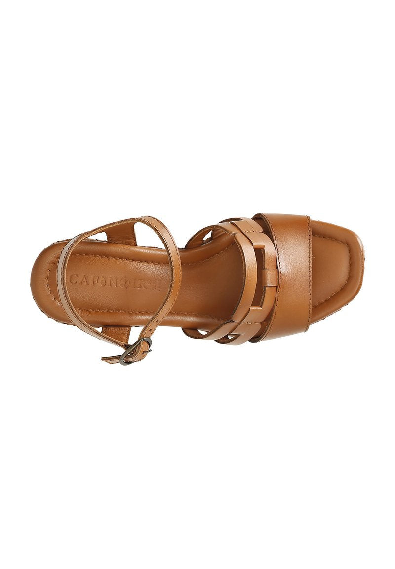 Sandali Cafènoir intrecciati cuoio HL1053